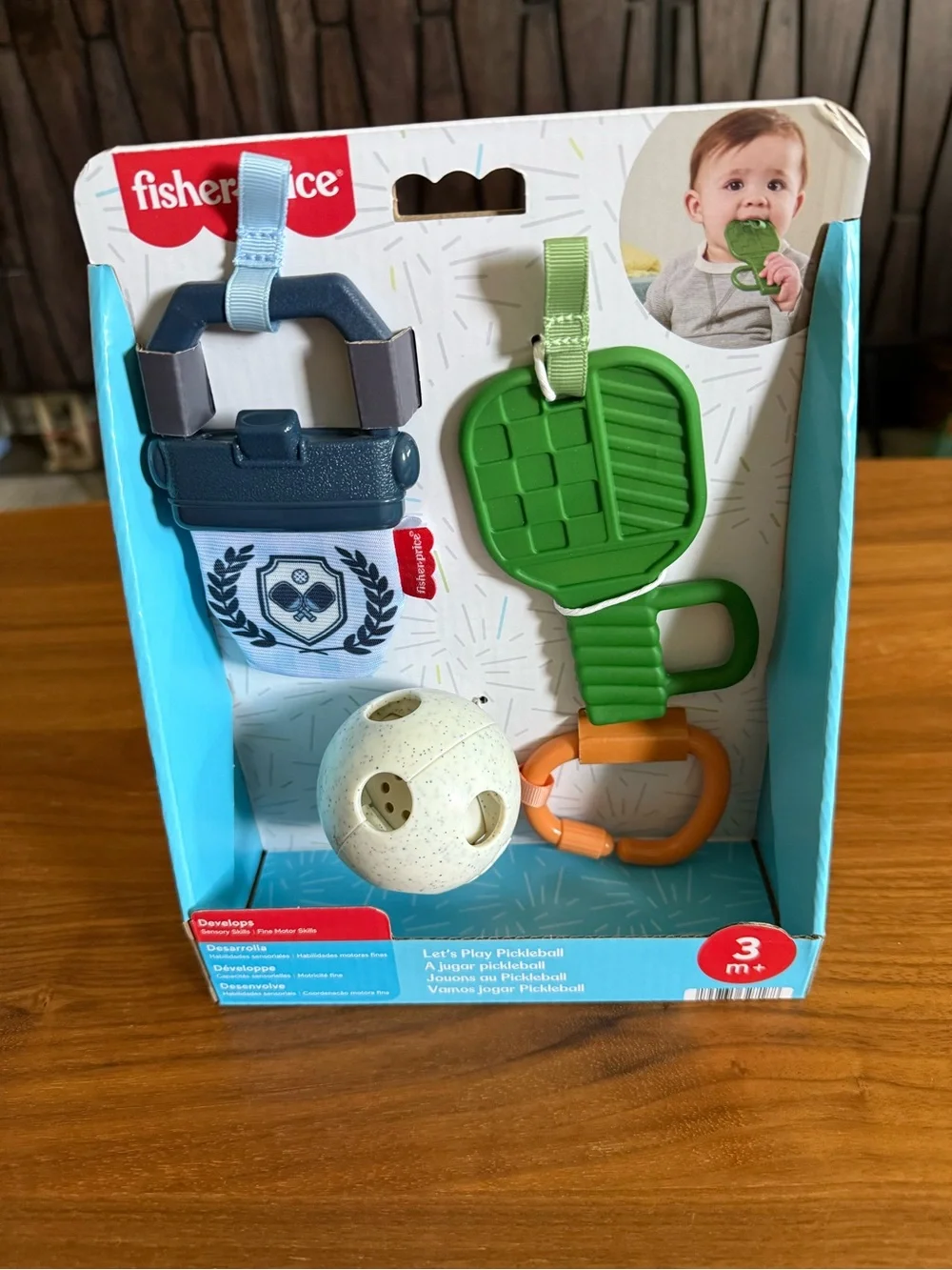 Brand New- Fisher-Price Let's Play Pickleball Baby Toy - NWT!